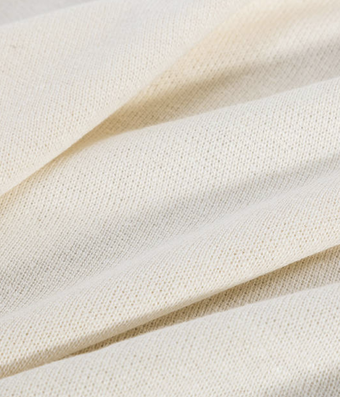 亚麻棉卫衣针织布料春秋季运动服装毛圈鱼鳞纹